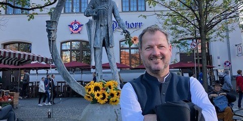 Dr. Matthias Ebner, offizieller Gästeführer der LH München